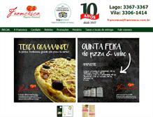 Tablet Screenshot of francesca.com.br